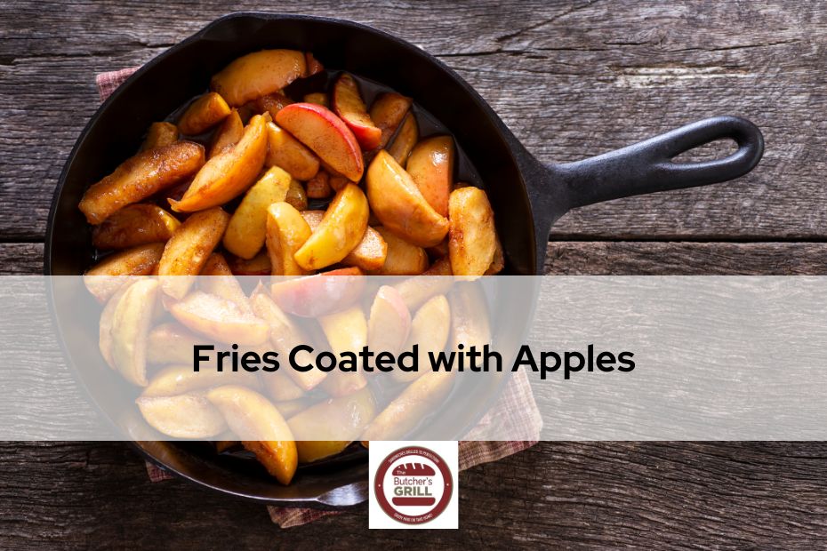 Fries Coated with Apples